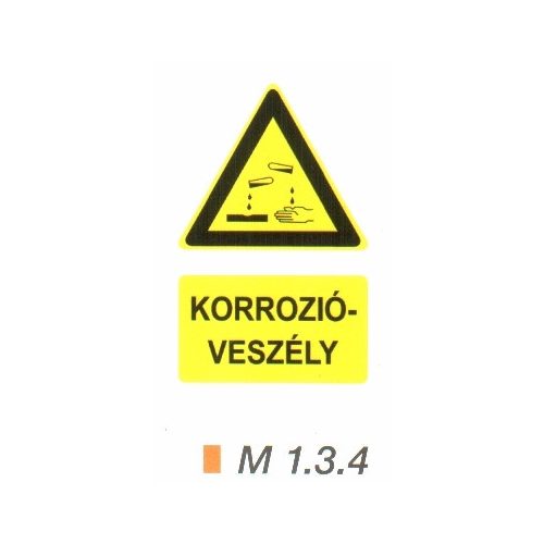 Vigyázat! Korrózióveszély m 1.3.4