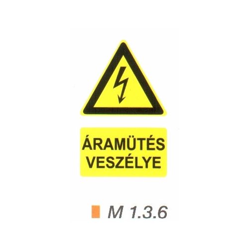 Áramütés veszélye m 1.3.6