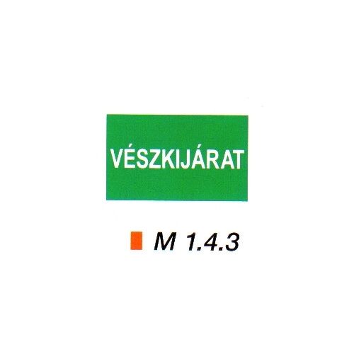 Vészkijárat m 1.4.3