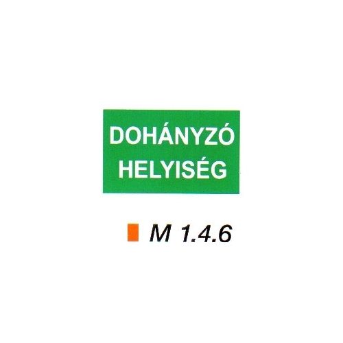 Dohányzó helyiség m 1.4.6