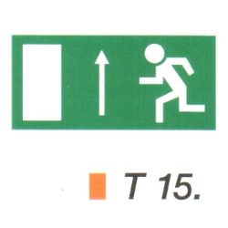 Menekülési út fölfelé, ajtó balra t 15