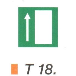 Vészkijárat fölfelé t 18