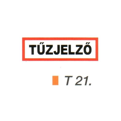 Tüzjelzö piktogram t 21.