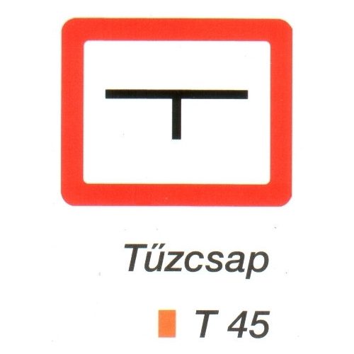 Tüzcsap tábla t 45