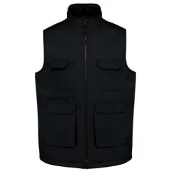   Designed To Work WK607 UNISEX PADDED MULTI-POCKET POLYCOTTON VEST 5XL