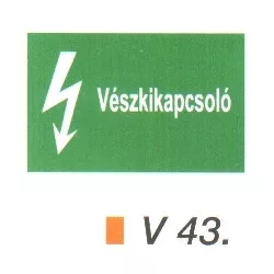 Vészkikapcsoló v 43