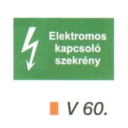 Elektromos kapcsoló szekrény v 60