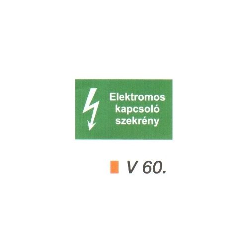 Elektromos kapcsoló szekrény v 60