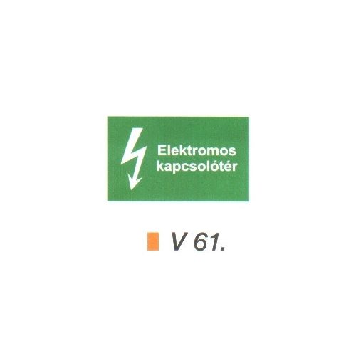 Elektromos kapcsolótér v 61